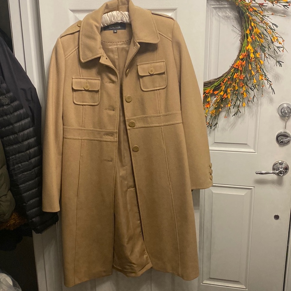 Kenneth Cole long pea coat